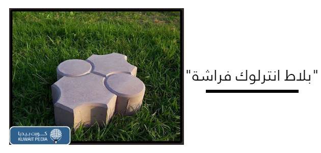 بلاط انترلوك فراشة