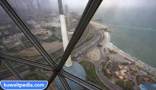 أين تقع أبراج الكويت