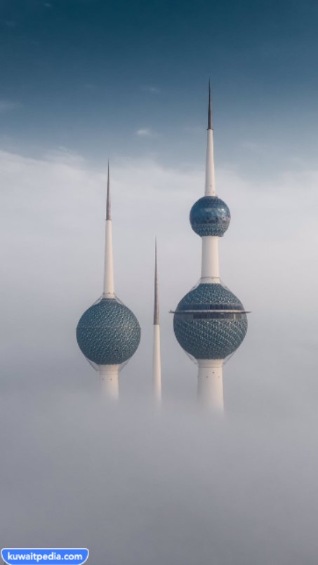 خلفيات أبراج الكويت للتصميم