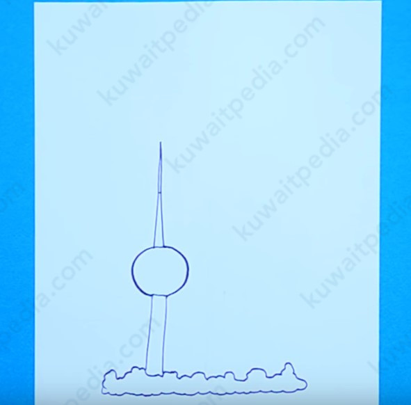 طريقة رسم ابراج