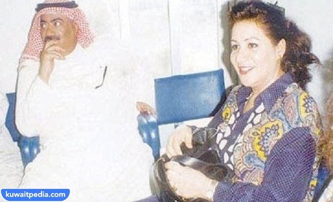 صور سعاد عبدالله وزوجها
