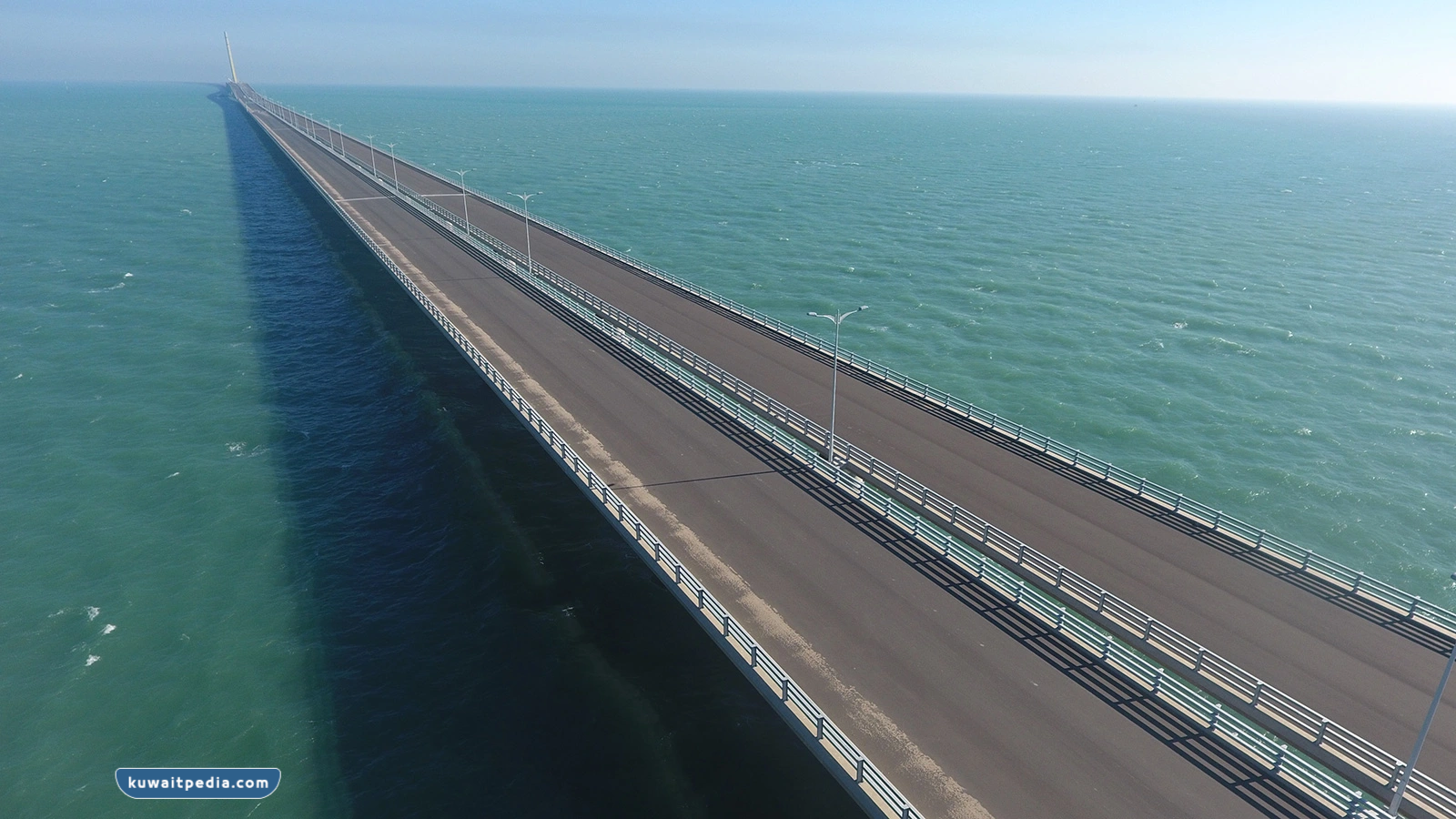 أين تقع الجزيرة الجنوبية جسر جابر في الكويت