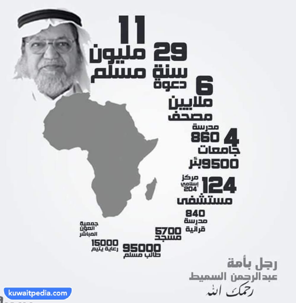 إنجازات عبد الرحمن السميط